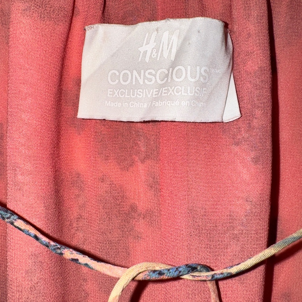 ✨ H&M Conscious Exclusive Floral Midi Dress – Size 10 (Fits M) ✨ - Picture 4 of 13